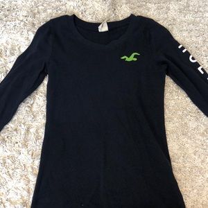Navy Hollister Long Sleeve Tee